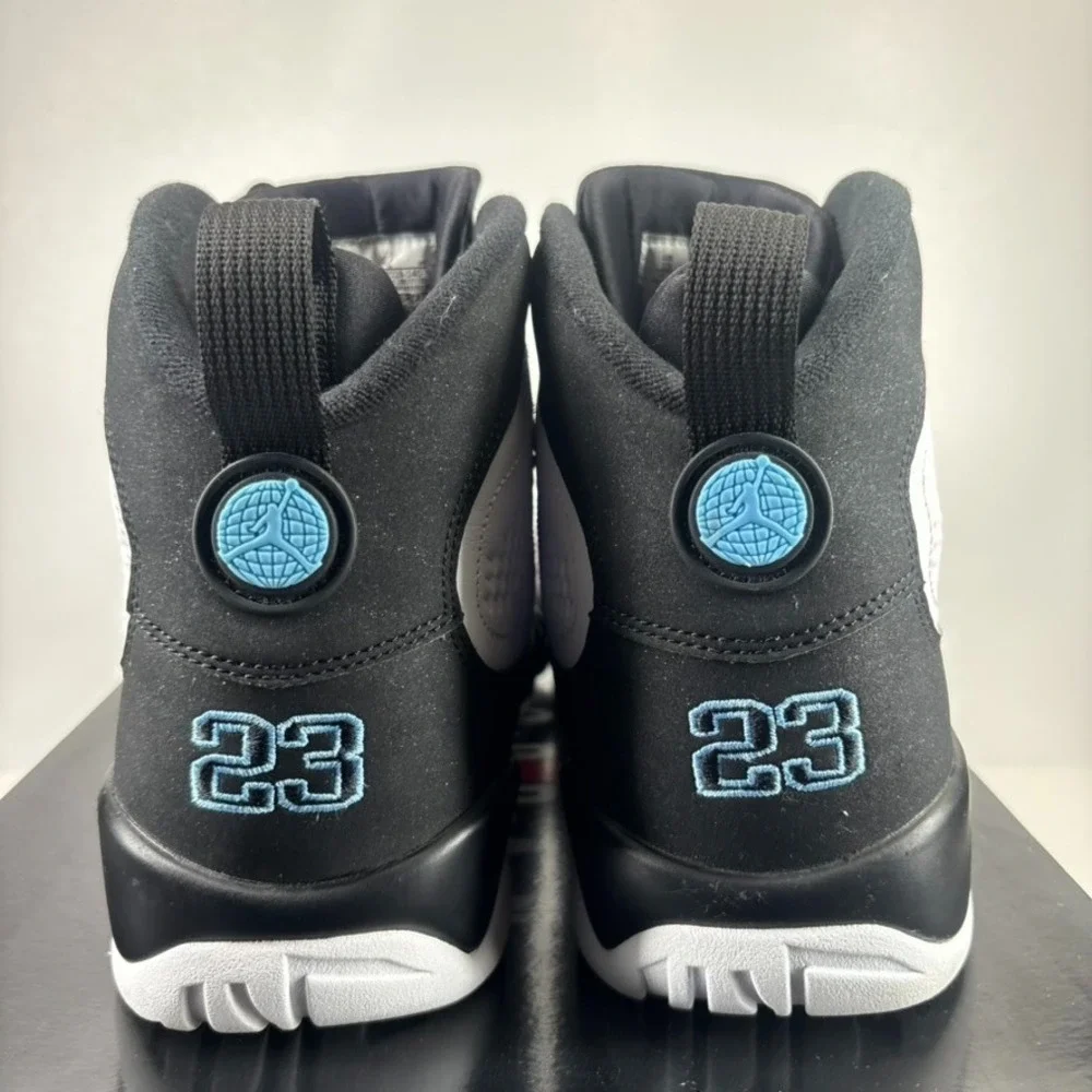 Nike Air Jordan 9 Retro University Blue Men's 13 White/Black Sneakers CT8019-140